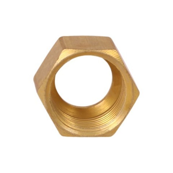 Everflow 3/8" O.D. Brass Nut for Compression Pipe Fittings C61-38